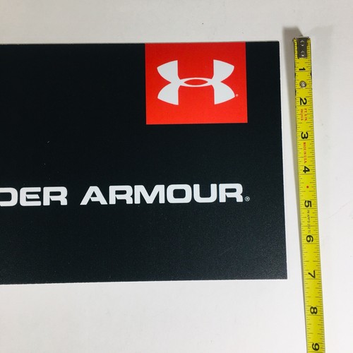 Under Armour Logo Store Retail Display Acrylic Sign Red Black