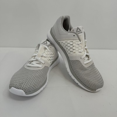 NWOB Reebok Womens Prime Runner Sneakers Size 9.5 White/Steel CN2031