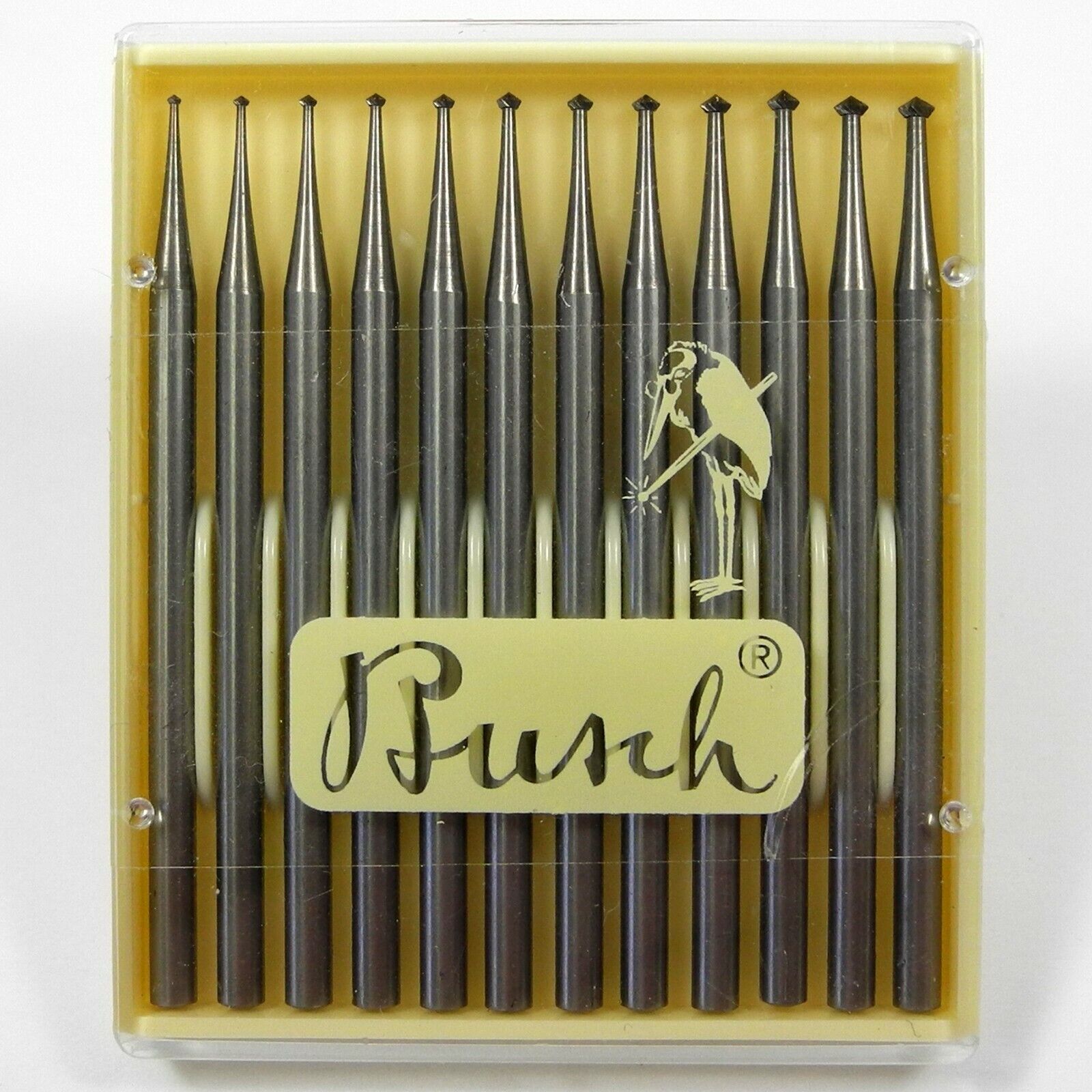 Busch 90° Bearing Cutter Burr Set No 414 Fraizer 12 Pieces 0.7mm-1.8mm - TFS414B Busch 90° Bearing Cutter Burr Set No 414 Fraizer 12 Pieces 0.7mm-1.8mm - TFS414B
