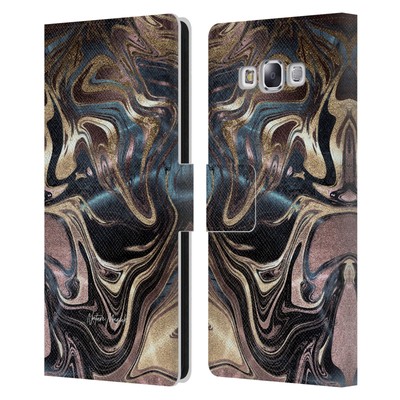 NATURE MAGICK LUXE GOLD MARBLE METALLIC LEATHER BOOK CASE FOR SAMSUNG PHONES 3