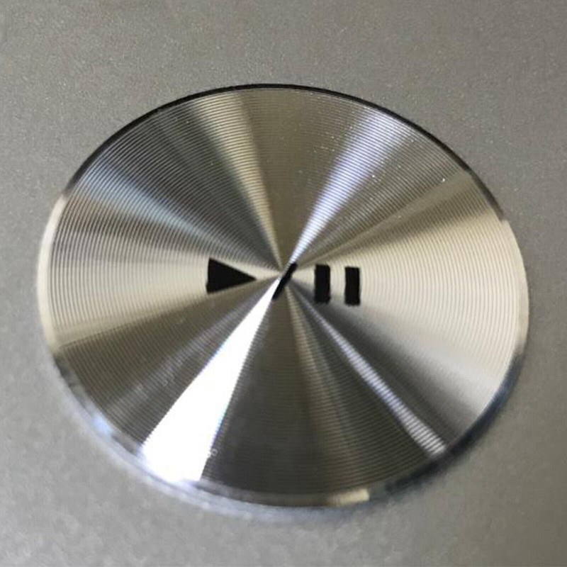 Metal Play Pause Button Sticker Protectors for Pioneer CDJ-2000NXS2 Disc