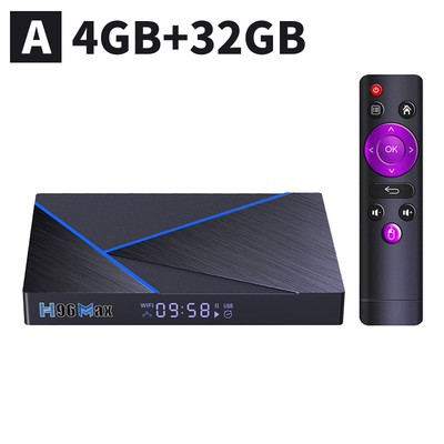 Android 12 Smart TV Box H96 Max V56 RK3566 4G/8G 64G WiFi 1000M 4K H.265 HDR Box