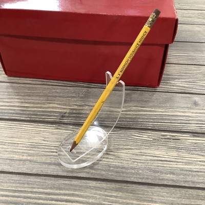 Vintage Sharpened Pencil L J Alderson Insurance Agency Chester Nebraska 