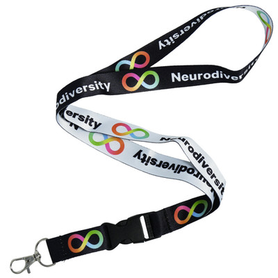 Neurodiversity Awareness Lanyard – Infinity Symbol Autism ADHD Support Gift