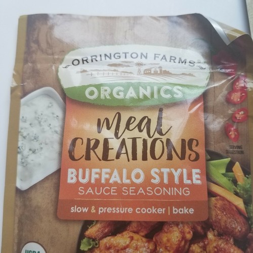Lot 3 Orrington Farms Organic Buffalo Style Seasoning Slow Pressure Cooker