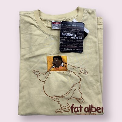 Vintage Deadstock Fubu Fat Albert Hip Hop Y2K Shirt Size 2XL