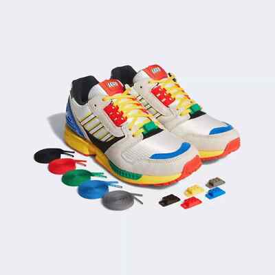 Brand New FZ3482 Mens Adidas ZX 8000 LEGO Size 10