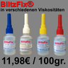 50g Sekundenkleber Gel BlitzFix Atomkleber Superkleber
