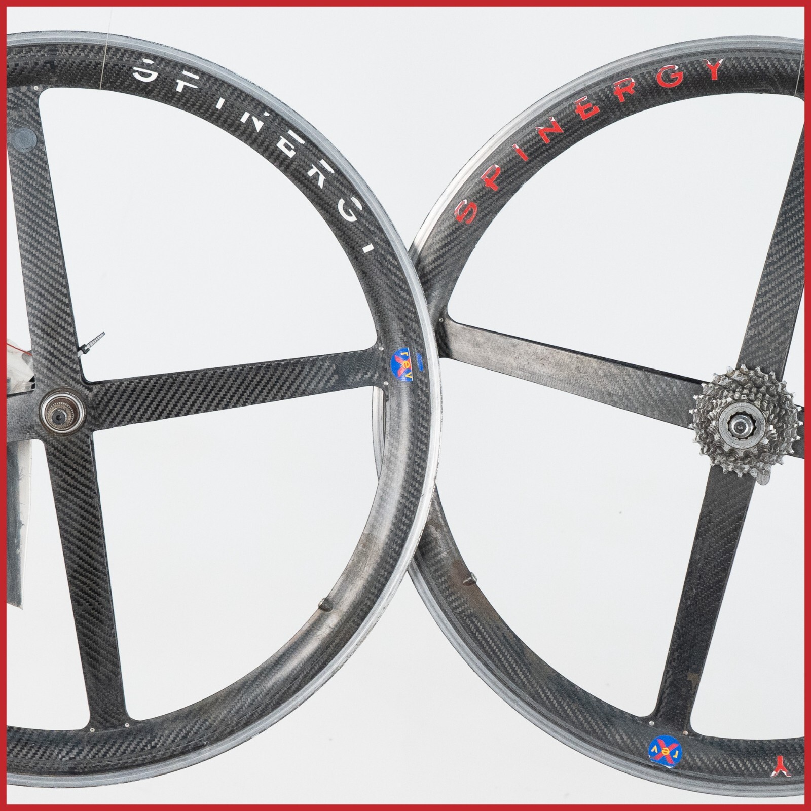 SPINERGY 4 FOUR SPOKES CARBON 700C WHEELSET TUBULAR VINTAGE SPINERGY 4 FOUR SPOKES CARBON 700C WHEELSET TUBULAR VINTAGE