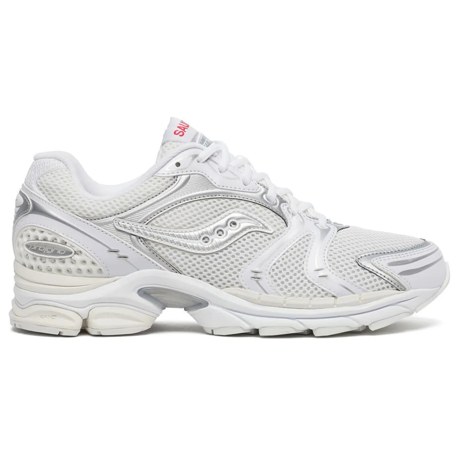 Pre-owned Saucony Originals Trainers { Pro Grid Triumph 4 Trainers} White,green In White/silver