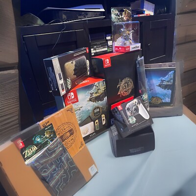 The Legend Of Zelda Switch OLED/ Collector s Edition Of Game**LOT** Read Desc!!
