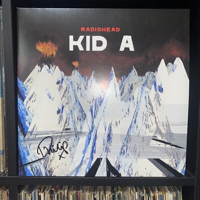 RADIOHEAD KID A NEW VINYL  SIGNED BY PHILIP SELWAY GENUINE 2000