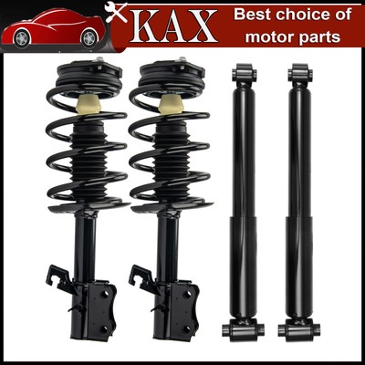 (4) For 2007 2008-2012 Nissan Sentra FWD Front Struts + Rear Shocks Absorbers