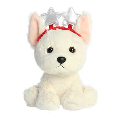 Aurora - Holiday Cheer - 8.5'' Cassidy French Bulldog Festive Stuffed Animal