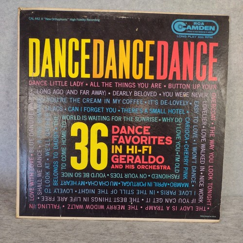 Geraldo And His Orchestra – Dance Dance Dance-Vinyl LP-1958