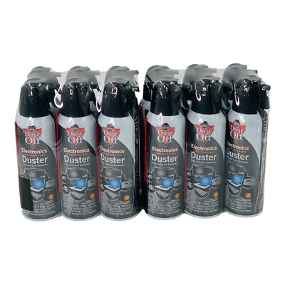 12 Cans Falcon Dust-Off Air Duster Compressed Canned Air 7 oz Cans