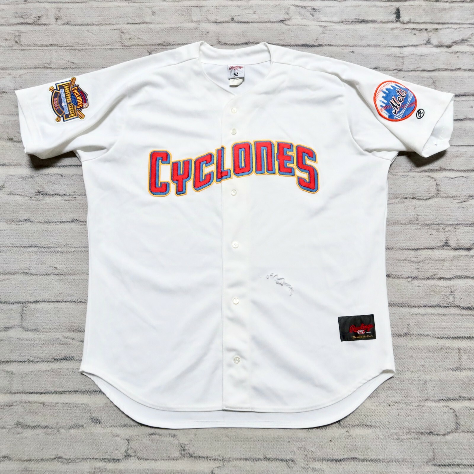 Vintage Rare 2001 Brooklyn Cyclones Inaugural Baseball