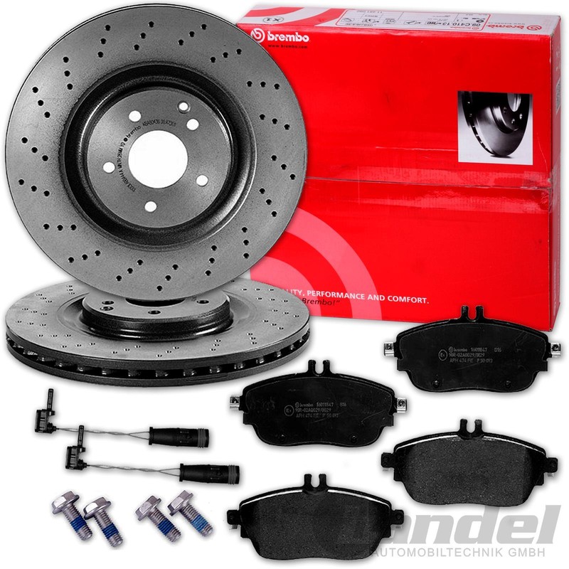 Brembo Bremsscheiben 320mm + BelÃGe Vorne FÃ¼R Mercedes W176 W246 C117 X117 X156