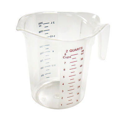 2qt Measuring Cup, PC, Color Graduations (6 Each)