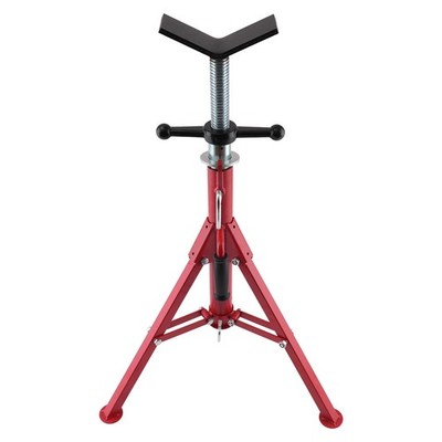 Pipe Jack Stand Adjustable V-Head Steel Tripod 28-52 Inch 2500lbs Capacity