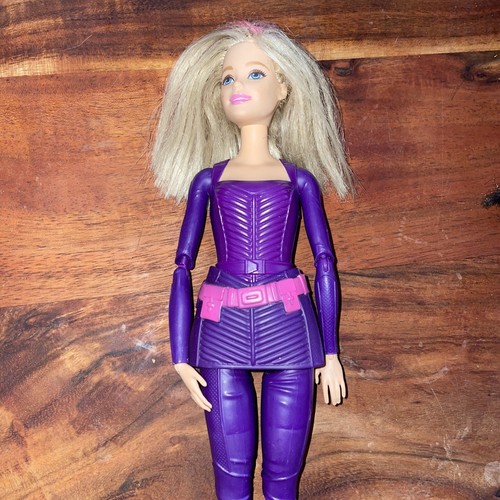 Mattel Barbie Doll SPY SQUAD SECRET AGENT BLONDE 2015 DHF17 Purple Body Suit