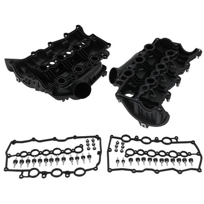 Pair Inlet Manifold Cam Rocker Cover For Land Rover Discovery Mk4 3.0l 306dt