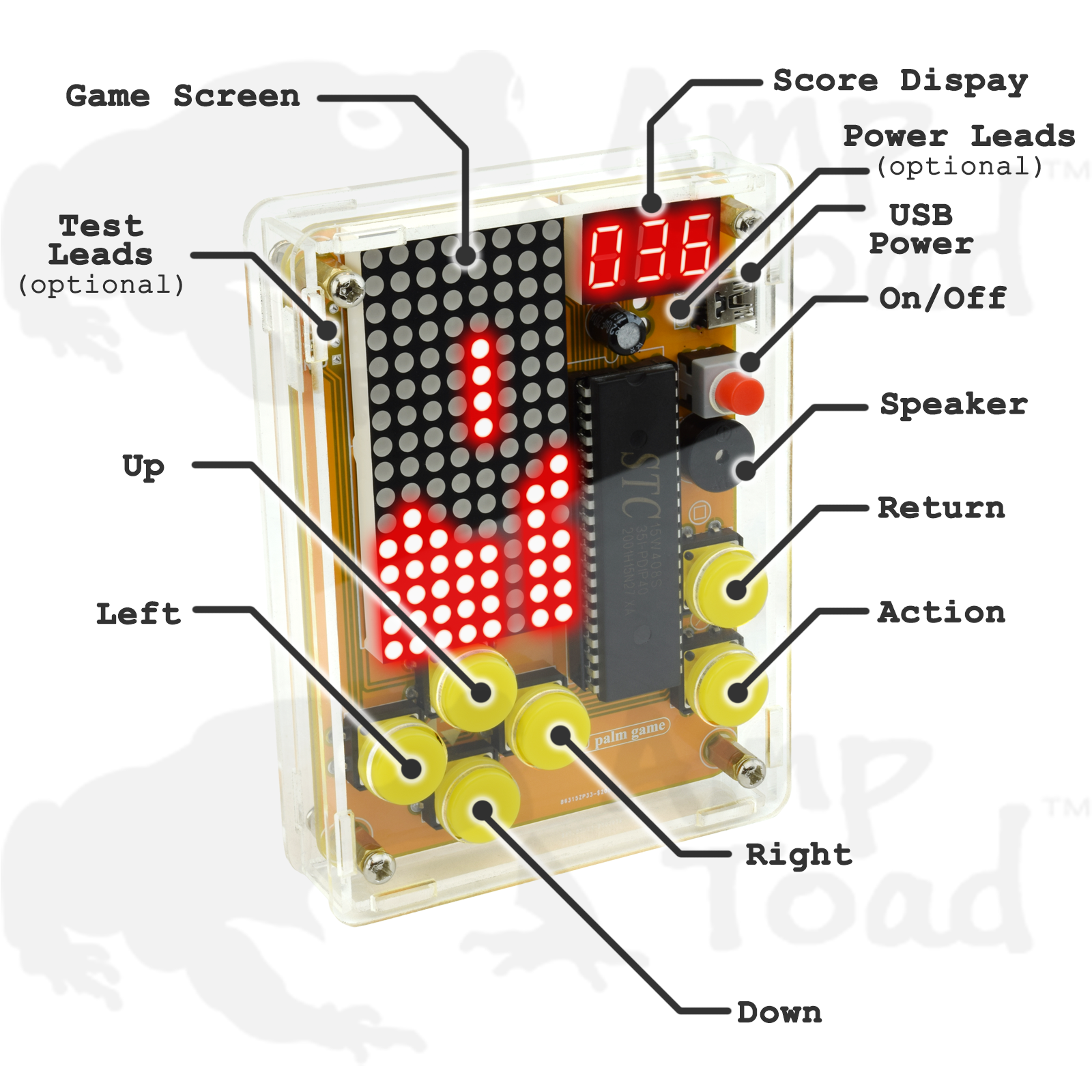 DIY Retro Game Soldering Kit - STEM [SOLDERING REQUIRED]