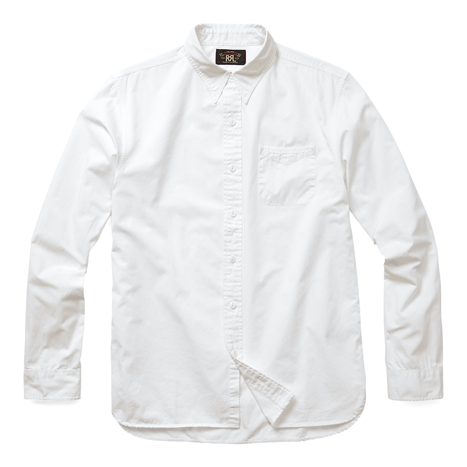 RRL Ralph Lauren Vintage Inspired Railman Cotton Twill Work Shirt-MEN- L