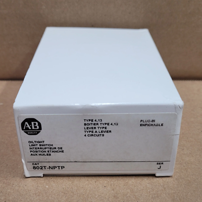 Allen-Bradley 802T-NPTP Oil Tight Limit Switch