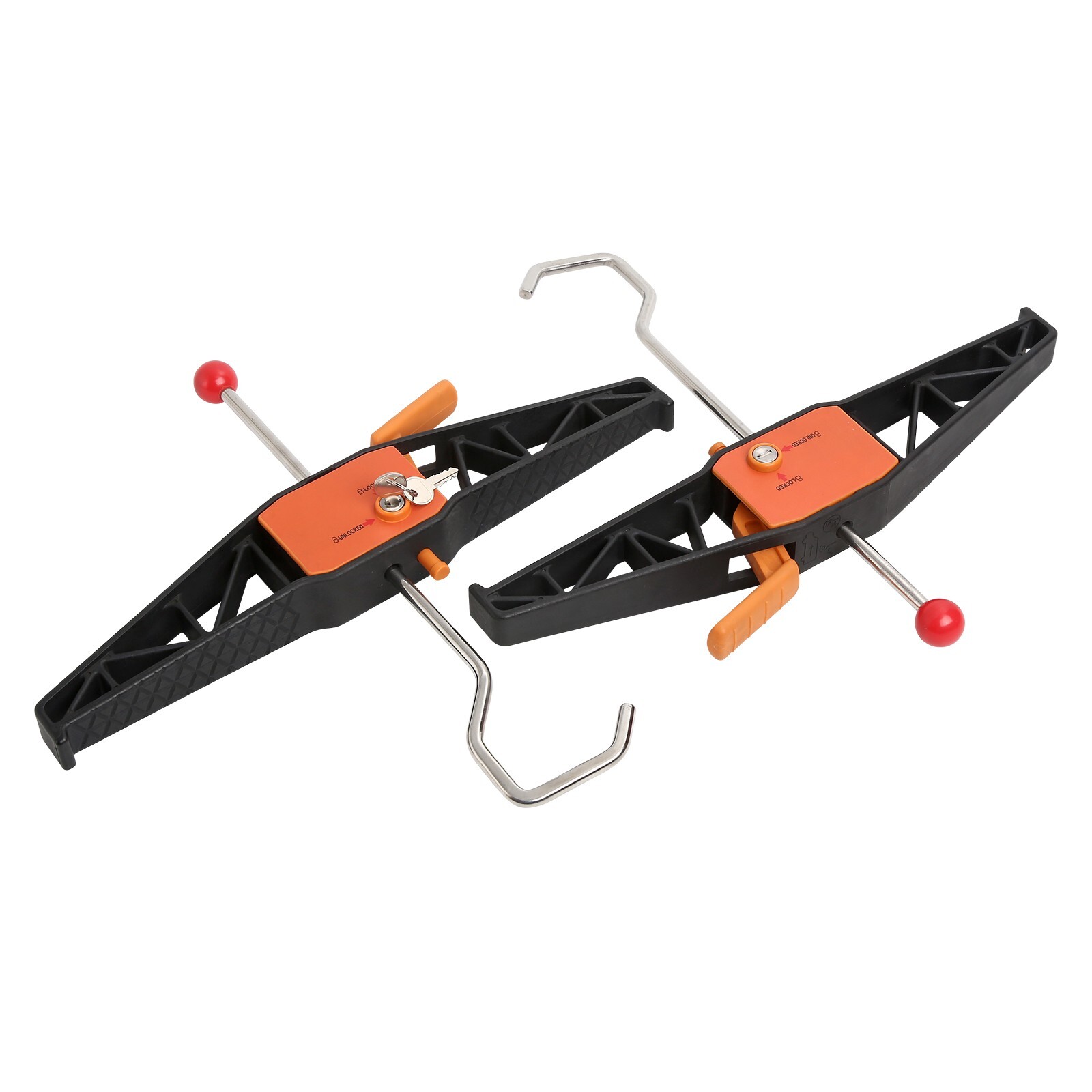 Clamp Roof Rack Adjustable Clamp Locks Ladder