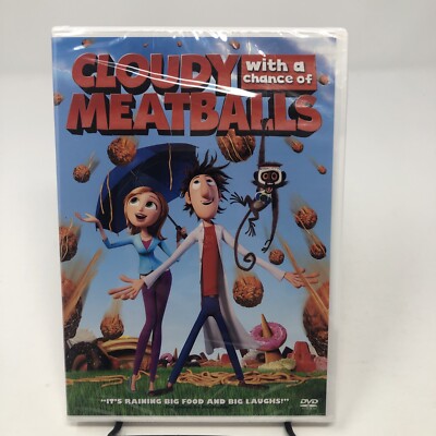 Cloudy With a Chance of Meatballs (DVD, 2009) Brand New