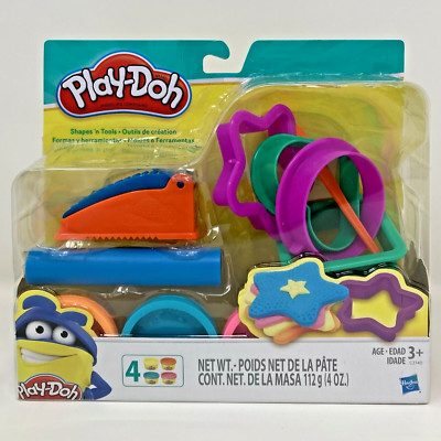 Play-Doh Shapes 'n and Tools Playset with 4 Mini Can of Play Doh Brand New