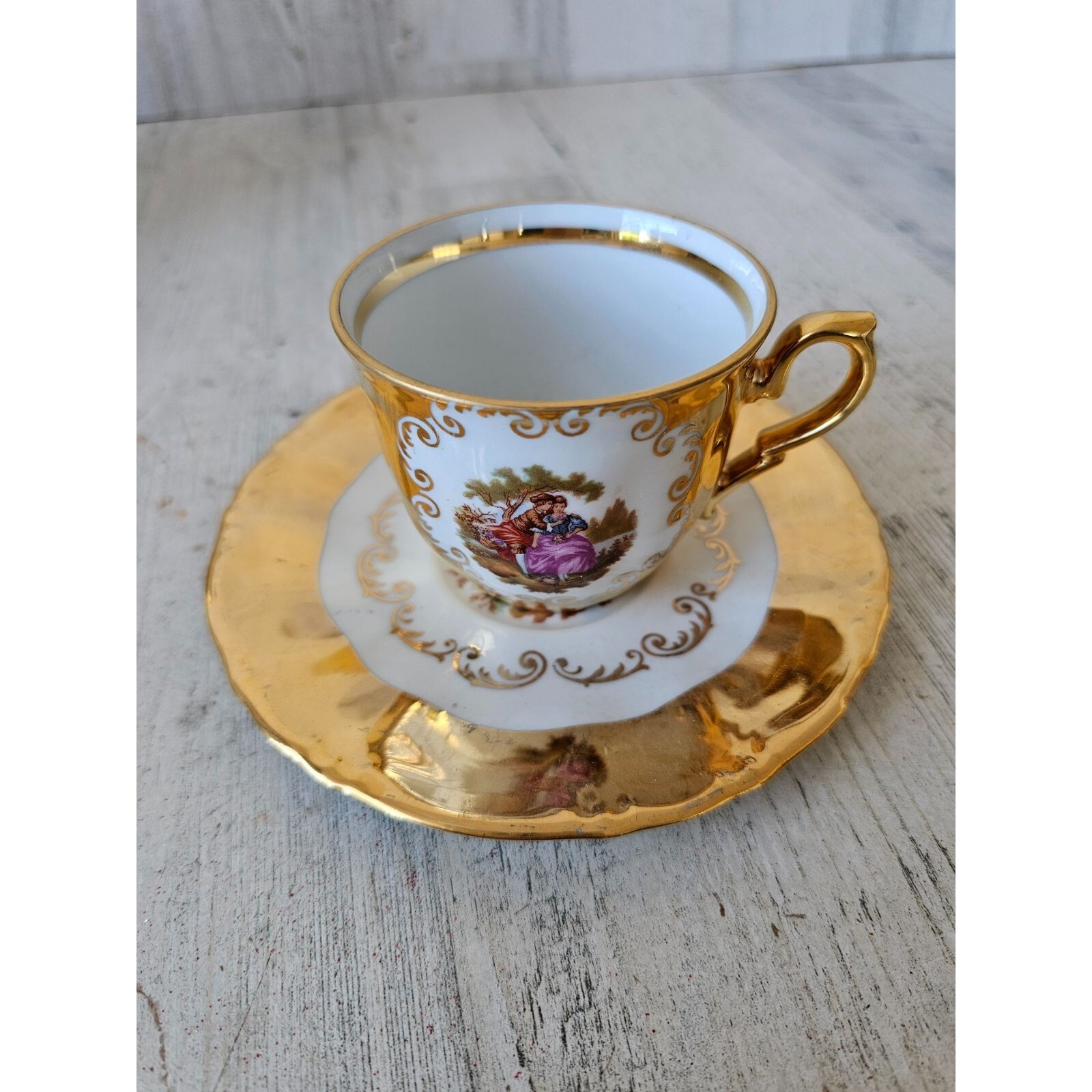 24K KARAT ゴールドプレート 陶器 飾り皿 フッチェンロイター ババリア il_fullxfull.2269528306_frg4.jpg