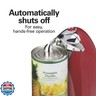Hamilton Beach Electric Automatic Can Opener with Auto Shutoff, Knife Sharpener, Cord Storage, and SureCut Patented Technology, Extra-Tall, Red