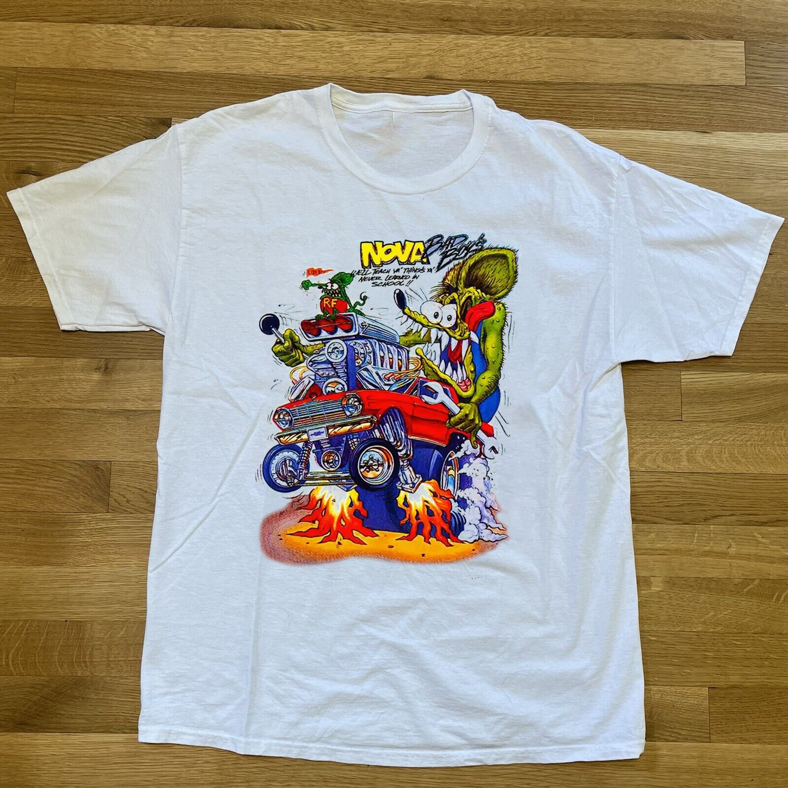 ラットフィンク Suck My Exhaust Tシャツ Rat Fink Suck Exhaust Ed Big Daddy Unisex Cotton Rare T