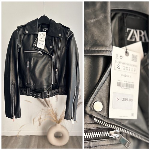 Zara GENUINE Leather Jacket New NWT Runs Small Sizes: S M | eBay Zara GENUINE Leather Jacket New NWT Runs Small Sizes: S M | eBay