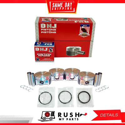 99-02 Piston and Ring Kit For Saturn SC1 1.9L L4 DOHC 16v DNJ PRK312