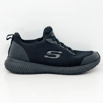 

Skechers Womens Work Squad SR 77222 Черная повседневная обувь Кроссовки Размер 6, Черный, Work Squad SR