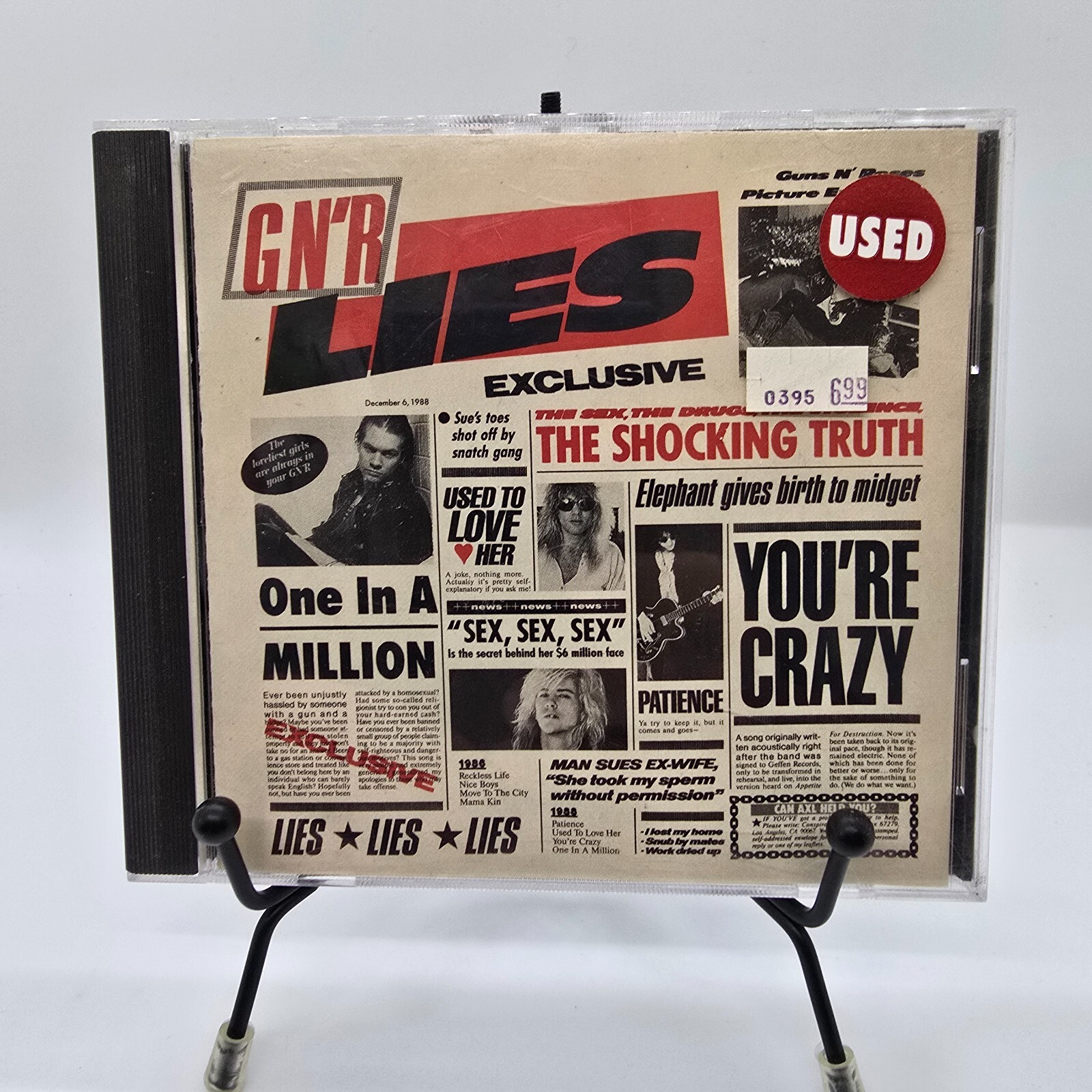 Various Artists : Guns N Roses G N R Lies Live Like a