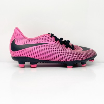

Футбольные бутсы Nike Girls Bravata II FG 844442-600 розовые, размер 1Y, Розовый, Bravata II FG