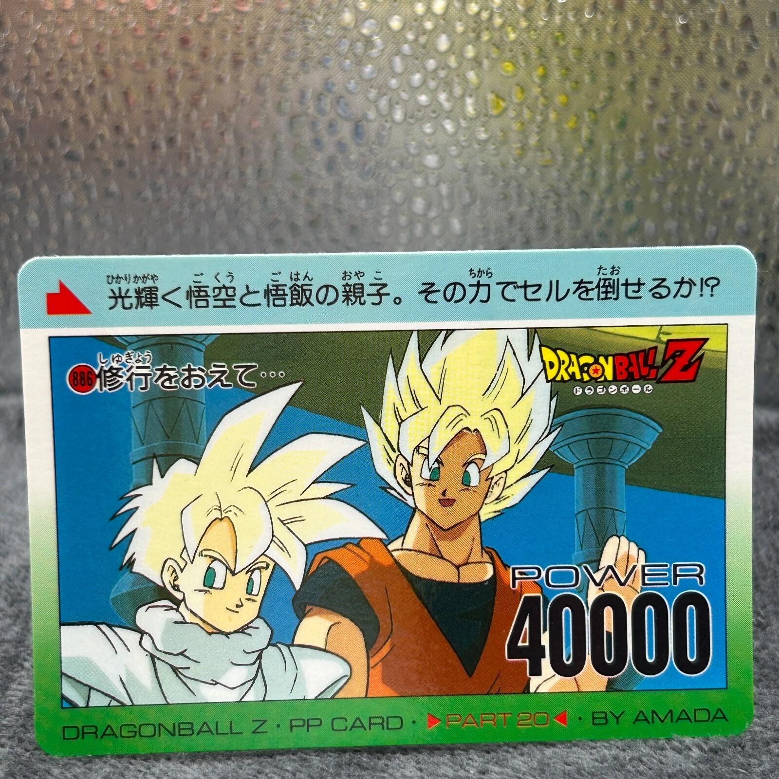 新品　ドラゴンボール Son Goku Son Gohan No.424 Dragon Ball Z Amada Trading Card