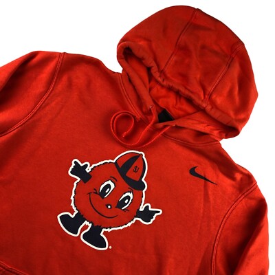 Syracuse Orange Men's Nike Hoodie Sweatshirt Orange   Medium