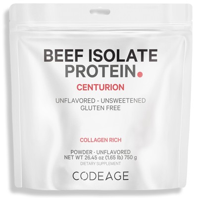 Codeage Grass-Fed Beef Isolate Protein Powder Supplement, Amino Acids, 26.45 oz