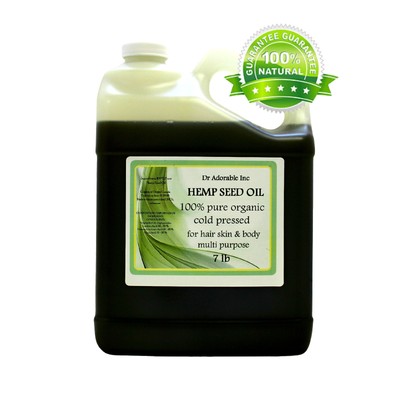 Hemp Seed Unrefined Oil 100% Pure Cold Pressed Oil You Pick Size Free Shipping