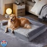 WNPETHOME Orthopedic Dog Bed for Large Dogs – XL Washable Pet Bed with Waterproof Cover, Non-Slip and Egg-Crate Foam Big Dog Couch Bed with Washable Removable Cover, Comfort and Joint Relief