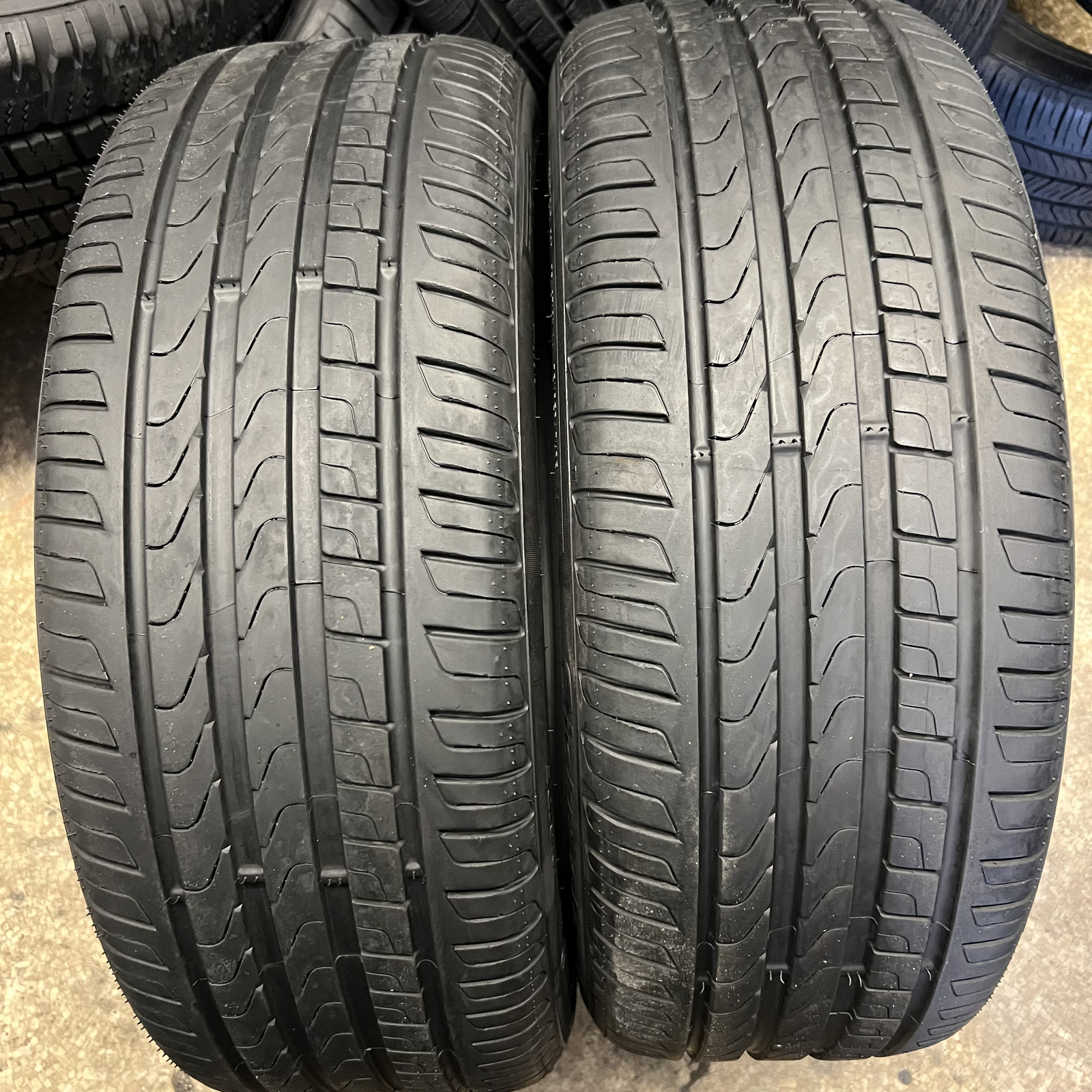 Set Of 2 Pirelli Cinturato P7 Run Flat 225/45R19 92W DOT.2123 7/32 NO Patch