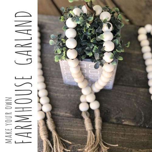 2000PCS Wooden Beads Craft Round Natural Unfinished Wood 8/10/12/14/16/18mm