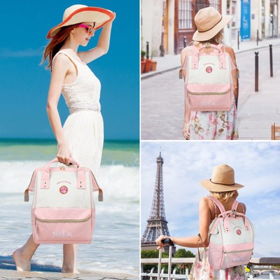 15.6 Inch Travel Laptop Backpack for Women Men - Anti Theft Water Resistant B...