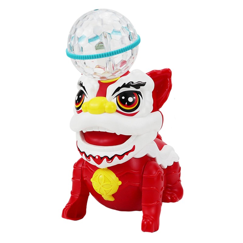 Head Ball Spinning Toy With Light And Music Chinese Dancing
