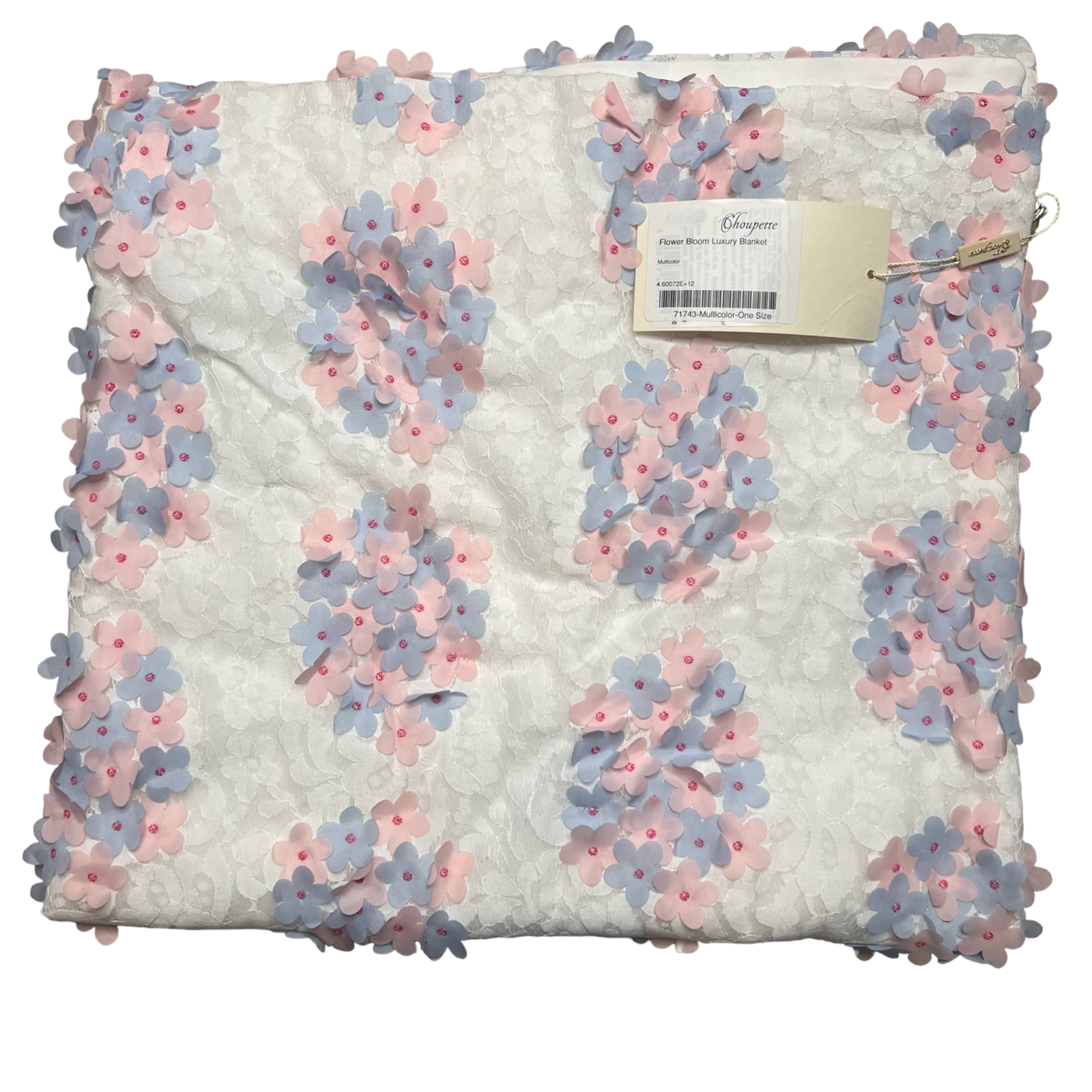 Blue Pink White French Choupette Double Sided